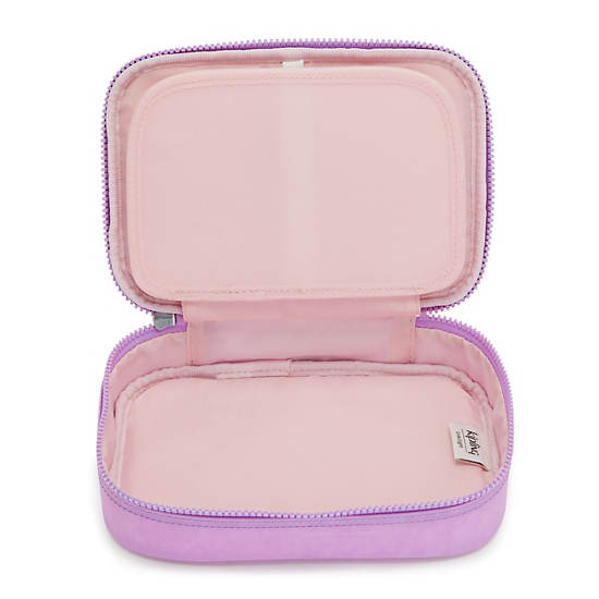 Plecaki Kipling 100 Pens Modne Case Fioletowe | PL 1339AH